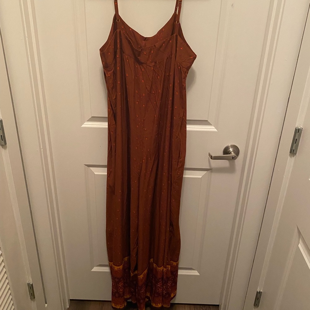 Natural Life Burnt Orange Dress/Pants Large New With Tags!